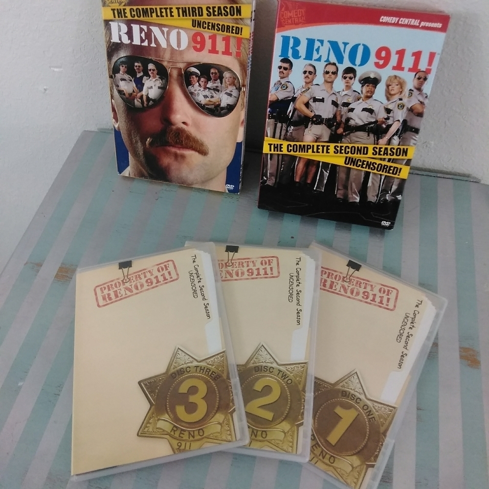 Season 2 & 3 RENO 911 Comedy Police Cops TV Show Series DVD Movies
